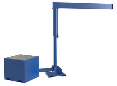PORT OFFSET JIB W/CONCRETE BASE 10FT 500